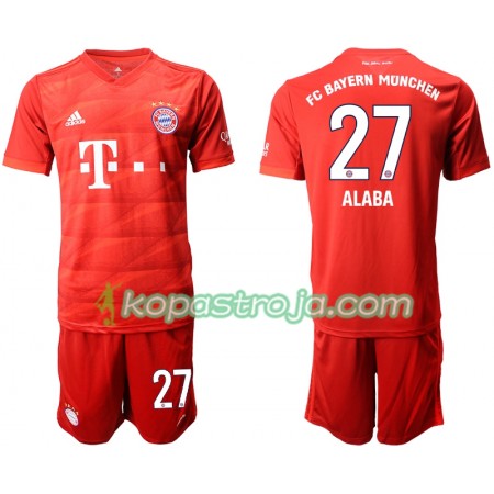 Billiga Fotbollströjor FC Bayern München ALABA 27 Barn Hemma tröja 2019/20 Kortärmad